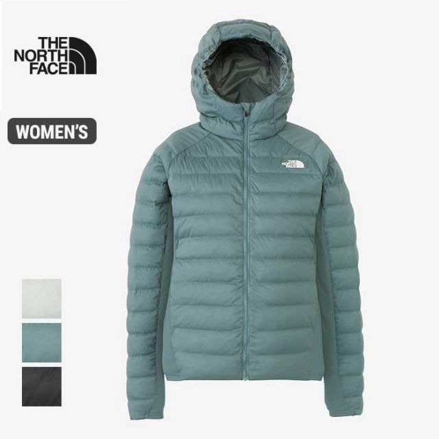 ザ・ノース・フェイス ジャケット アウター フーディ パーカー レディース THE NORTH FACE レッドランフーディ NYW82493 RED RUN HOODIE ダウン 中綿 ランニング ブラック ティングレー ゴブリンブルー M L (240926)