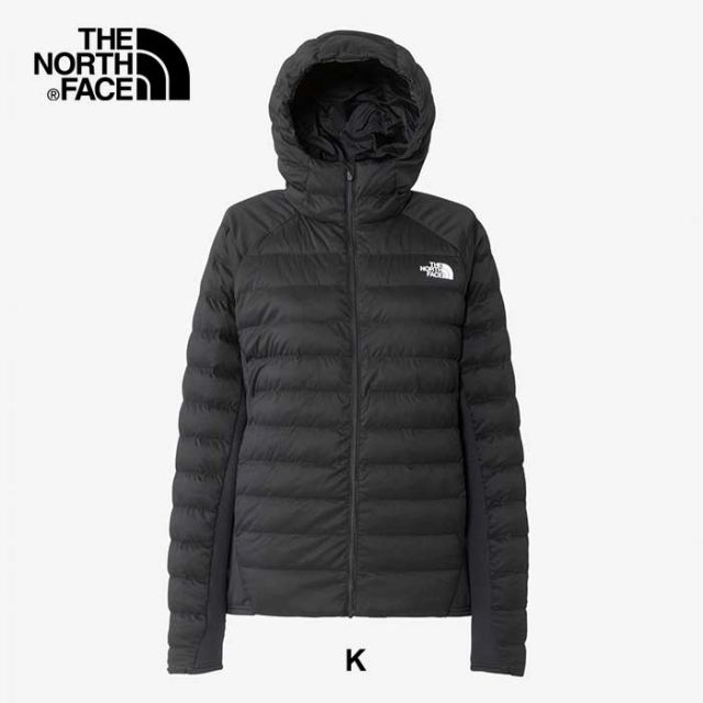 ザ・ノース・フェイス ジャケット アウター フーディ パーカー レディース THE NORTH FACE レッドランフーディ NYW82493 RED RUN HOODIE ダウン 中綿 ランニング ブラック ティングレー ゴブリンブルー M L (240926)