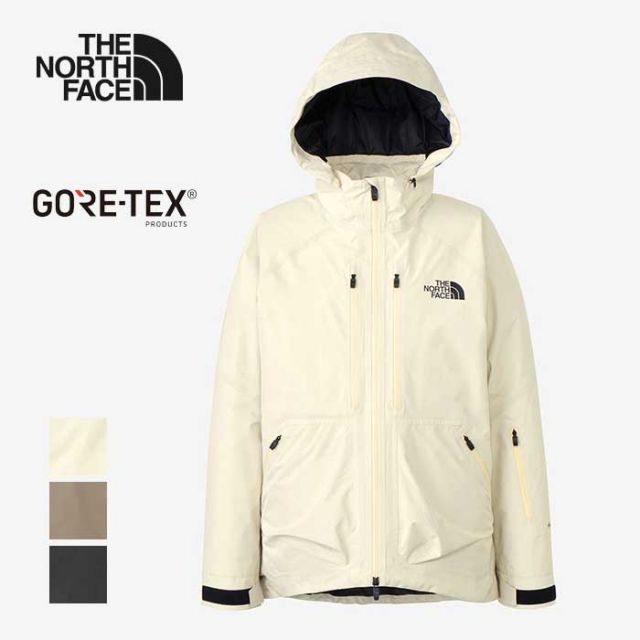 ザ・ノース・フェイス スノージャケット レイバックライドジャケット THE NORTH FACE NS62412 LAYBACK RIDE JACKE ゴアテックス リラックスフィット ボックスシルエット スキー スノーボード ウエア M / L / XL アスファルトグレー キャバングレー ホワイト (241023)