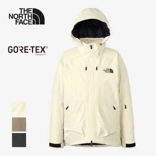 ザ・ノース・フェイス スノージャケット レイバックライドジャケット THE NORTH FACE NS62412 LAYBACK RIDE JACKE ゴアテックス リラックスフィット ボックスシルエット スキー スノーボード ウエア M / L / XL アスファルトグレー キャバングレー ホワイト (241023)
