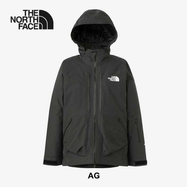 ザ・ノース・フェイス スノージャケット レイバックライドジャケット THE NORTH FACE NS62412 LAYBACK RIDE JACKE ゴアテックス リラックスフィット ボックスシルエット スキー スノーボード ウエア M / L / XL アスファルトグレー キャバングレー ホワイト (241023)