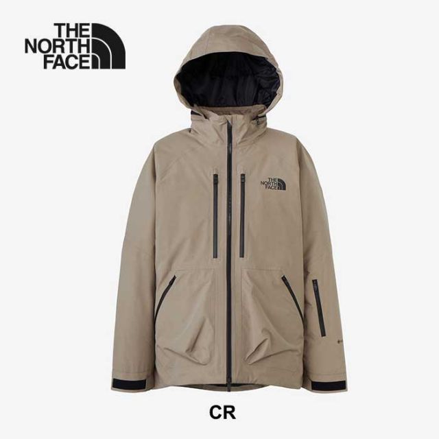 ザ・ノース・フェイス スノージャケット レイバックライドジャケット THE NORTH FACE NS62412 LAYBACK RIDE JACKE ゴアテックス リラックスフィット ボックスシルエット スキー スノーボード ウエア M / L / XL アスファルトグレー キャバングレー ホワイト (241023)