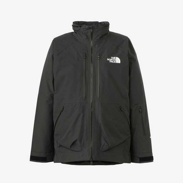ザ・ノース・フェイス スノージャケット レイバックライドジャケット THE NORTH FACE NS62412 LAYBACK RIDE JACKE ゴアテックス リラックスフィット ボックスシルエット スキー スノーボード ウエア M / L / XL アスファルトグレー キャバングレー ホワイト (241023)