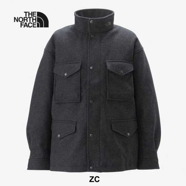 ザ・ノース・フェイス ジャケット THE NORTH FACE NY82430 WS WOODLAND WOOLJK アウター キャンプ ウェア アウトドア  メンズ ウールジャケット ゴアテックス 冬 防風 中綿 ウール サステナブル ノースフェイス (241114)