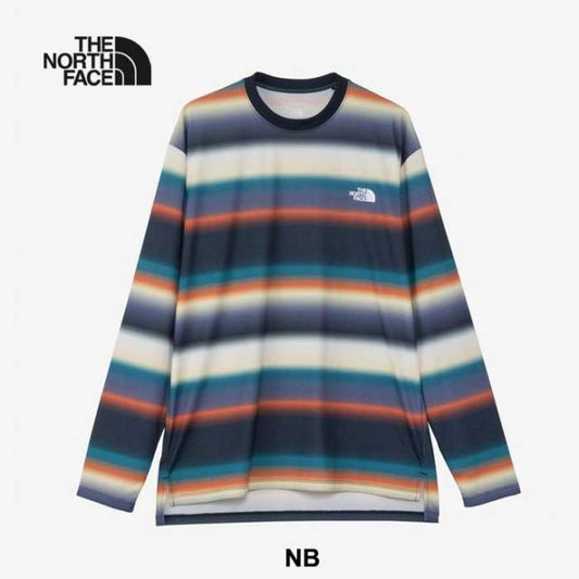 ザ・ノース・フェイス ランニングウエア トレラン ロンt  ユニセックス THE NORTH FACE NT62491 L/S FRN FD BD CR 長袖Tシャツ  トレーニング トップス ボーダー メール便 (241114)