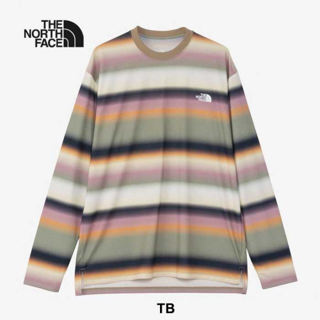 ザ・ノース・フェイス ランニングウエア トレラン ロンt  ユニセックス THE NORTH FACE NT62491 L/S FRN FD BD CR 長袖Tシャツ  トレーニング トップス ボーダー メール便 (241114)