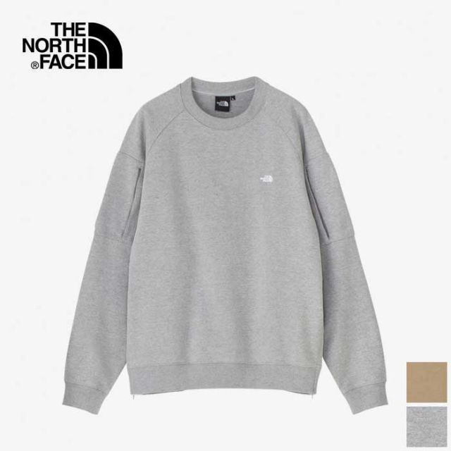 ザ・ノース・フェイス スウェットクルー トレーナー ユニセックス THE NORTH FACE NTM62410 CR SWEAT CREW CR ユニセックス アウトドア  スウェット 春秋 抱っこ紐 抱っこ対応 赤ちゃん 抱っこ 服