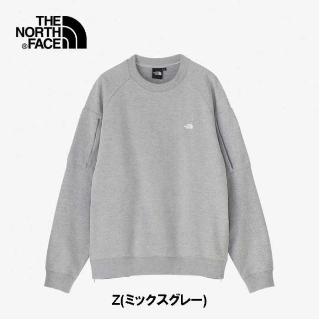 ザ・ノース・フェイス スウェットクルー トレーナー ユニセックス THE NORTH FACE NTM62410 CR SWEAT CREW CR ユニセックス アウトドア  スウェット 春秋 抱っこ紐 抱っこ対応 赤ちゃん 抱っこ 服