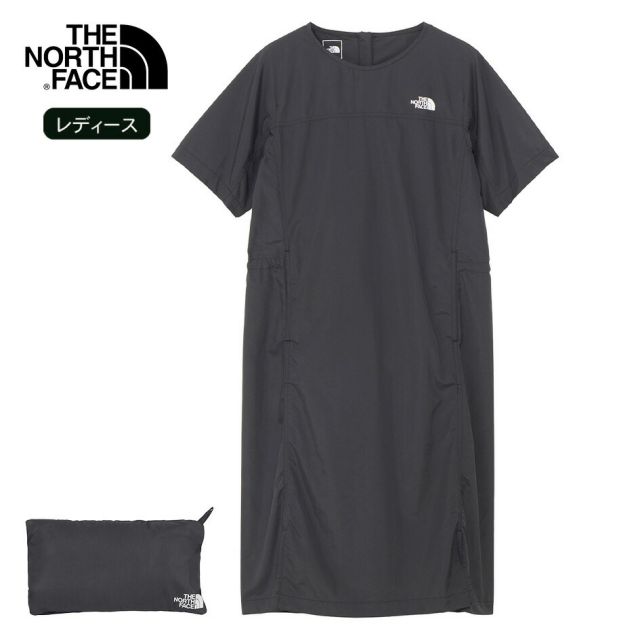ザ・ノース・フェイス ワンピース レディース THE NORTH FACE NTW12206 KARKA ONEPIECE アウトドア パッカブル キャンプ 春夏 UVケア付き 軽量 旅行用 山小屋 カルカワンピース  マタニティ ノースフェイス (250126)