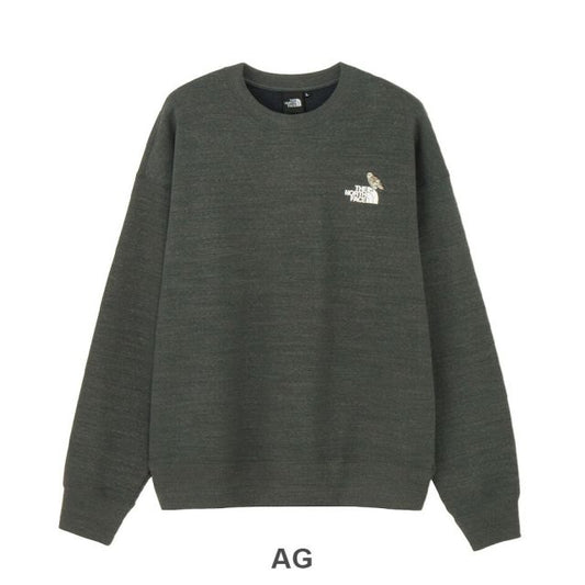 ザ・ノース・フェイス トレーナー THE NORTH FACE NT12536 ZOO PICKER CREW ズーピッカークルー カポック素材使用 ユニセックス クルーネックスウェット 刺繍ロゴ入り ノースフェイス (250130)