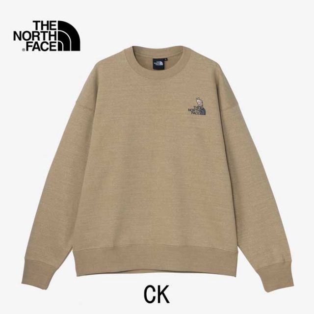 ザ・ノース・フェイス トレーナー THE NORTH FACE NT12536 ZOO PICKER CREW ズーピッカークルー カポック素材使用 ユニセックス クルーネックスウェット 刺繍ロゴ入り ノースフェイス (250130)