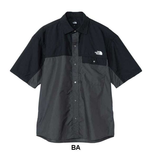 ザ・ノース・フェイス シャツ THE NORTH FACE NR22552 S/S NUPTSE SHIRT ショートスリーブヌプシシャツ 半袖 撥水性 ナイロンノースフェイス