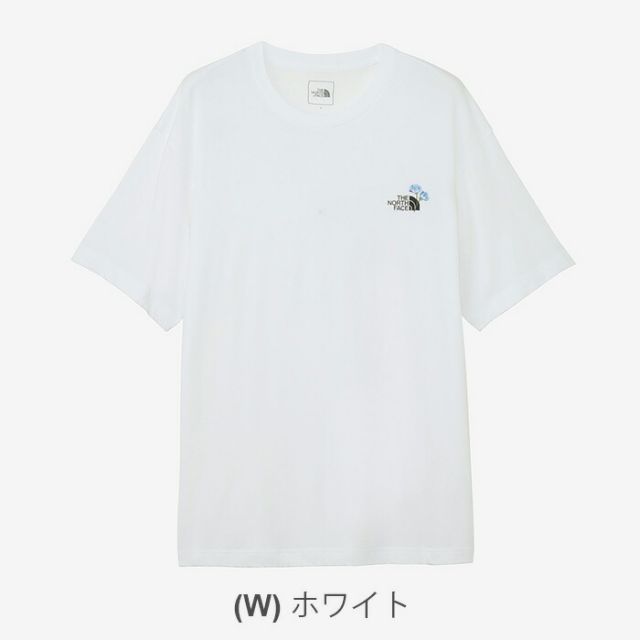 ザ・ノース・フェイス tシャツ THE NORTH FACE NT32546 SS FLOWER LOGO T W M ショートスリーブフラワーロゴティー 半袖 シンプル ロゴ メール便