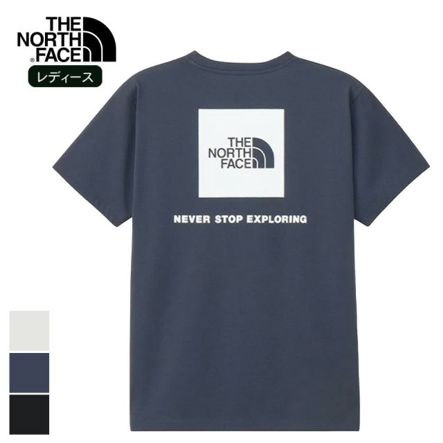 ザ・ノース・フェイス Tシャツ 半袖 レディース THE NORTH FACE NTW32447 S/S BC SQAR LOGO T スクエアロゴ アウトドア 速乾 リサイクルポリエステル コットンライク 夏用Tシャツ おしゃれ ノースフェイス  メール便 (2503)