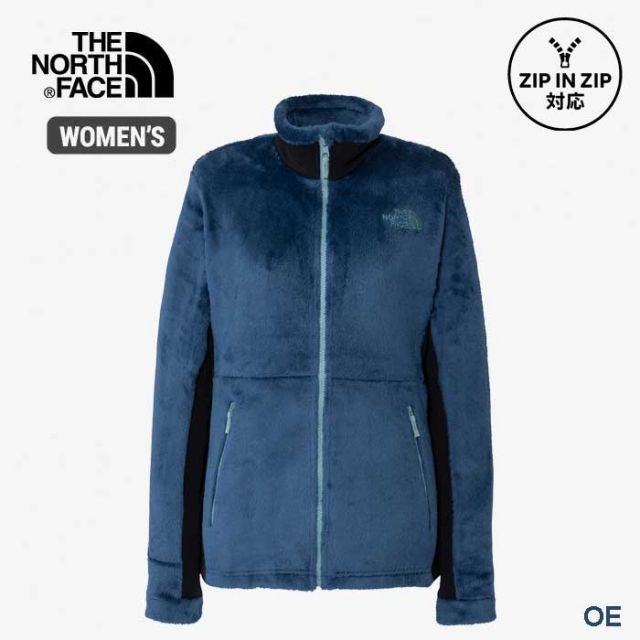 ザ・ノース・フェイス ジップインバーサミッドジャケット レディース 秋冬 ハイブリッドフリース ZIPINZIP マウンテンブルー M  THE NORTH FACE NAW72501 ZI VERSA MID JK ジップインバーサミッドジャケットPOLARTEC 保温 ストレッチ トレッキング 登山 デイリー (250922)