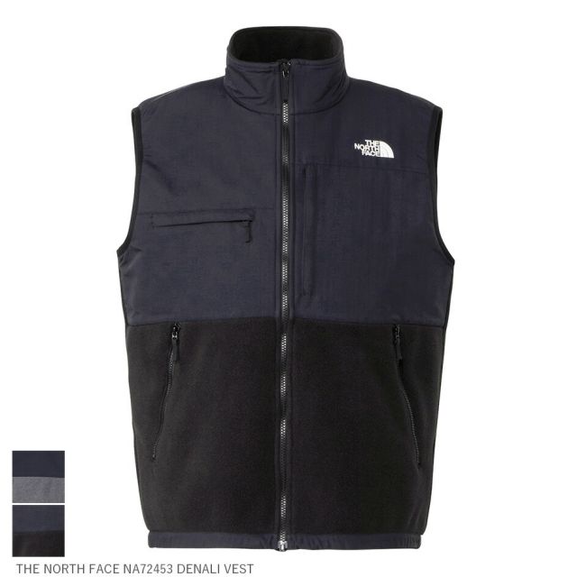 ザ・ノース・フェイス THE NORTH FACE NA72453 DENALI VEST デナリベスト ユニセックス フリースベスト マイクロフリース 軽量 保温 裾ドローコード ナイロン補強 ショルダー リサイクルポリエステル タウンユース アウトドア 秋冬