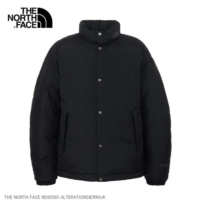 ザ・ノース・フェイス THE NORTH FACE オルタレーションシエラジャケット ユニセックス ND92565 ALTERATION SIERRA JACKET ブラック 黒 M/L ダウン 防寒 撥水 GORE-TEX WINDSTOPPER 冬アウター