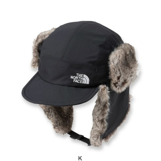 ザ・ノース・フェイス フロンティアキャップ メンズ レディース ユニセックス THE NORTH FACE NN42537 FRONTIER CAP 黒/K/ブラック/CK/ベージュ M/L 防寒 帽子 キャップ 耳当て アウトドア 撥水 冬