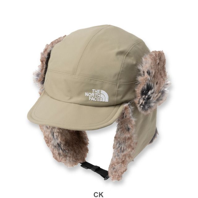 ザ・ノース・フェイス フロンティアキャップ メンズ レディース ユニセックス THE NORTH FACE NN42537 FRONTIER CAP 黒/K/ブラック/CK/ベージュ M/L 防寒 帽子 キャップ 耳当て アウトドア 撥水 冬