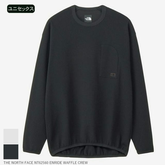 ザ・ノース・フェイス THE NORTH FACE NT62560 ENRIDE WAFFLE CREW エンライドワッフルクルー ユニセックス 長袖Tシャツ ワッフル生地 ストレッチ 軽量 吸汗速乾 ドライ着心地 UVプロテクト UPF50 サイクリング 胸ポケット アウトドア メール便