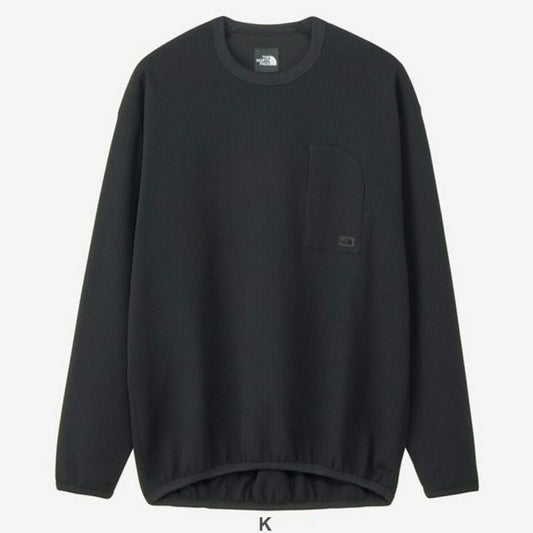 ザ・ノース・フェイス THE NORTH FACE NT62560 ENRIDE WAFFLE CREW エンライドワッフルクルー ユニセックス 長袖Tシャツ ワッフル生地 ストレッチ 軽量 吸汗速乾 ドライ着心地 UVプロテクト UPF50 サイクリング 胸ポケット アウトドア メール便