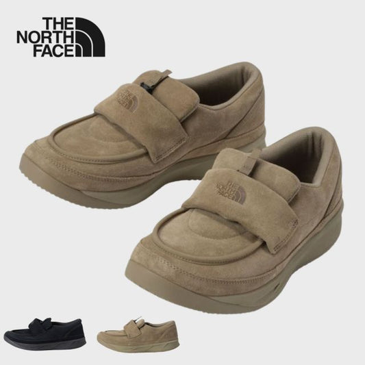 ザ・ノース・フェイス THE NORTH FACE ノースフェイス ヌプシ ローファー スエード ユニセックス NF52576 NSE LOAFER SUEDE  秋冬 保温 軽量 防寒 シューズ クラシックカーキ×ブラック 23 24 25 26 27 28