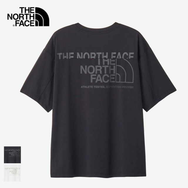 ザ・ノース・フェイス THE NORTH FACE Tシャツ メンズ 半袖 NT32585 ESロゴ ワイドT ノースフェイス 吸汗速乾 FLASHDRY UVケア 抗菌防臭 ワイドシルエット ランニング アウトドア カジュアル S/S ES LOGO WIDE T (260211) メール便