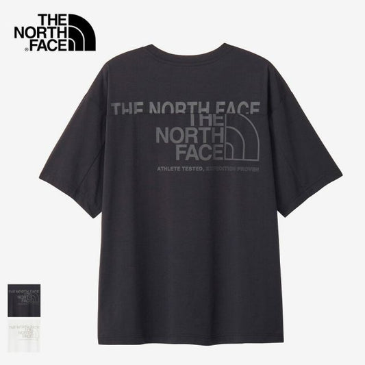 ザ・ノース・フェイス THE NORTH FACE Tシャツ メンズ 半袖 NT32585 ESロゴ ワイドT ノースフェイス 吸汗速乾 FLASHDRY UVケア 抗菌防臭 ワイドシルエット ランニング アウトドア カジュアル S/S ES LOGO WIDE T (260211) メール便