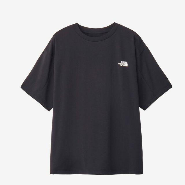 ザ・ノース・フェイス THE NORTH FACE Tシャツ メンズ 半袖 NT32585 ESロゴ ワイドT ノースフェイス 吸汗速乾 FLASHDRY UVケア 抗菌防臭 ワイドシルエット ランニング アウトドア カジュアル S/S ES LOGO WIDE T (260211) メール便
