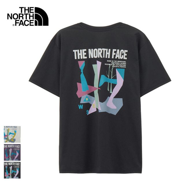 ノースフェイス Tシャツ メンズ 半袖 NT32683 ES レトロトレイルティー THE NORTH FACE FLASHDRY 速乾 UVカット アウトドア NT32683 S/S ES RETRO TRL T メール便 (260211)