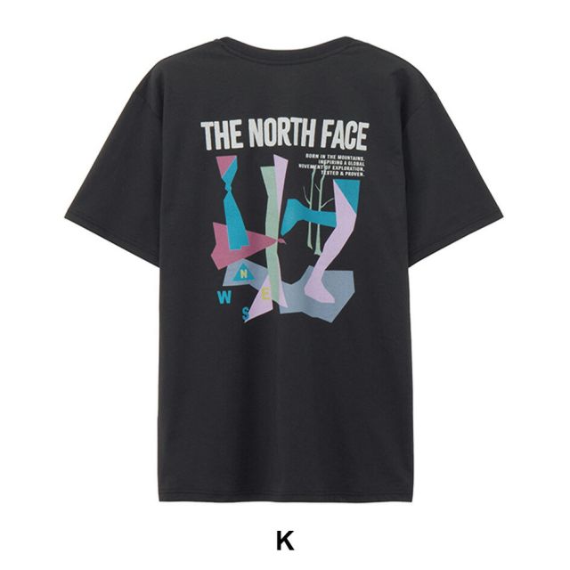 ノースフェイス Tシャツ メンズ 半袖 NT32683 ES レトロトレイルティー THE NORTH FACE FLASHDRY 速乾 UVカット アウトドア NT32683 S/S ES RETRO TRL T メール便 (260211)