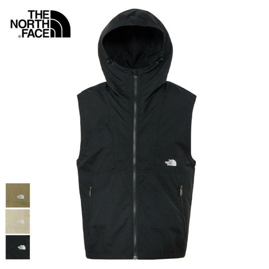 ザ・ノース・フェイス THE NORTH FACE コンパクトフーデッドベスト NP22635 ノースフェイス ベスト メンズ レディース 撥水 フード付き 軽量 ナイロンベスト コンパクト収納 アウトドア キャンプ ライトアウター ユニセックス  (260211)