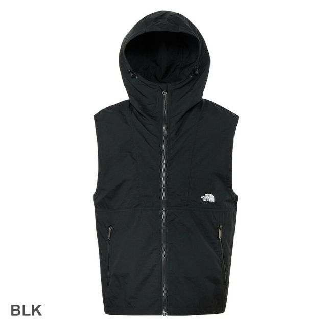 ザ・ノース・フェイス THE NORTH FACE コンパクトフーデッドベスト NP22635 ノースフェイス ベスト メンズ レディース 撥水 フード付き 軽量 ナイロンベスト コンパクト収納 アウトドア キャンプ ライトアウター ユニセックス  (260211)