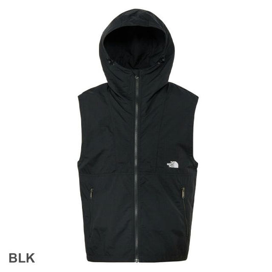ザ・ノース・フェイス THE NORTH FACE コンパクトフーデッドベスト NP22635 ノースフェイス ベスト メンズ レディース 撥水 フード付き 軽量 ナイロンベスト コンパクト収納 アウトドア キャンプ ライトアウター ユニセックス  (260211)