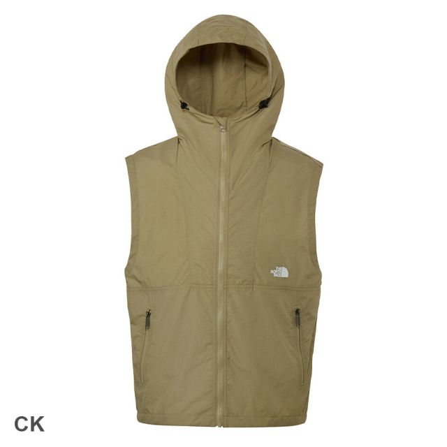 ザ・ノース・フェイス THE NORTH FACE コンパクトフーデッドベスト NP22635 ノースフェイス ベスト メンズ レディース 撥水 フード付き 軽量 ナイロンベスト コンパクト収納 アウトドア キャンプ ライトアウター ユニセックス  (260211)