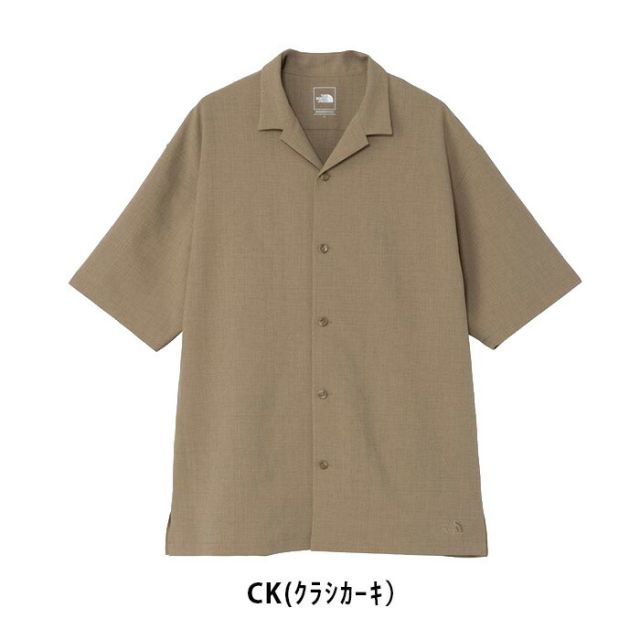 ノースフェイス シャツ 半袖 オーガニックコットン NR22631 THE NORTH FACE NR22631 SS ALOHA RIP SHIRT   ショートスリーブヒストリカルロゴシャツ メンズ 開襟 アウトドア (260408)