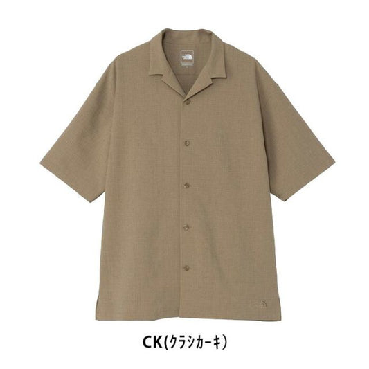 ノースフェイス シャツ 半袖 オーガニックコットン NR22631 THE NORTH FACE NR22631 SS ALOHA RIP SHIRT   ショートスリーブヒストリカルロゴシャツ メンズ 開襟 アウトドア (260408)