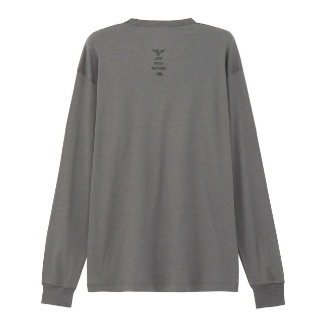 HE NORTH FACE L/S ZOO PICKER TEE NT32658 長袖Tシャツ メンズ レディース ロンT コットン カジュアル アウトドア キャンプ グラフィック ノースフェイス ユニセックス` L/S ZOO PICKER TEE メール便 (260211)