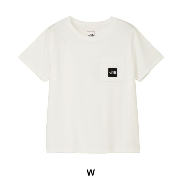 ザ・ノース・フェイス Tシャツ レディース 半袖 春 夏 THE NORTH FACE NTW82541 ノースフェイス ショートスリーブスクエアロゴポケットティー ポケットT ロゴT 速乾 カジュアル メール便 (260321)
