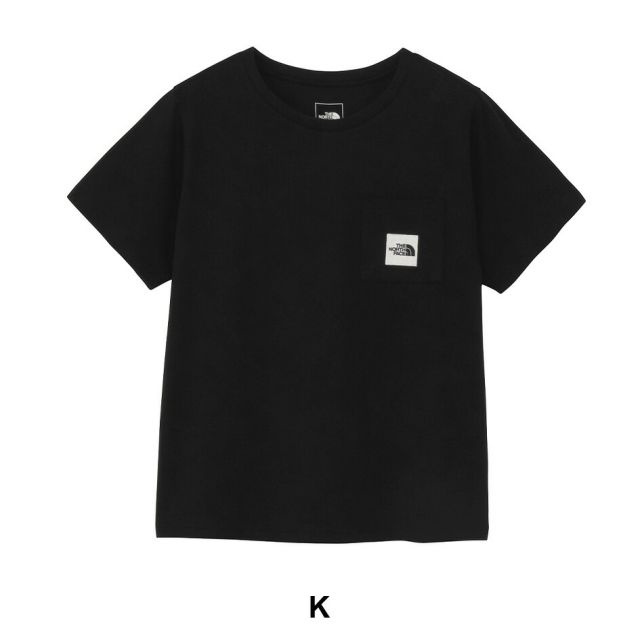 ザ・ノース・フェイス Tシャツ レディース 半袖 春 夏 THE NORTH FACE NTW82541 ノースフェイス ショートスリーブスクエアロゴポケットティー ポケットT ロゴT 速乾 カジュアル メール便 (260321)