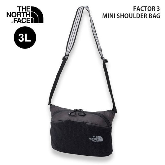 ザ・ノース・フェイス THE NORTH FACE FACTOR 3 NM72612 ショルダーバッグ ミニバッグ コンパクトバッグ ユニセックス アウトドア 旅行 タウンユース 軽量 小型バッグ (260211)
