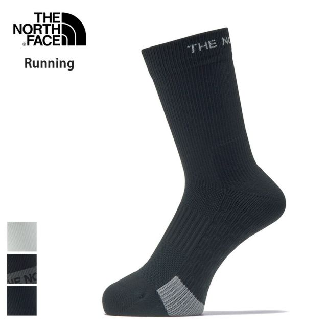 ザ・ノース・フェイス THE NORTH FACE ランナーズライトクルー NN82601 ランニングソックス 靴下 クルー丈 メンズ レディース トレイルランニング スポーツ アーチサポート 抗菌防臭 DEORANGE 日本製  RUNNERS LIGHT CREW メール便 (260211)