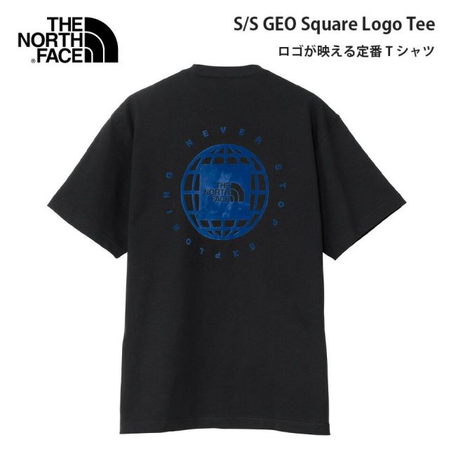 ザ・ノース・フェイス ショートスリーブジオスクエアロゴティー ユニセックス S S GEO Square Logo Tee NT32541 THE NORTH FACE 半袖Tシャツ コットン ロゴT アウトドア カジュアル NT32541 SS GEO SQUARE LG T (260316)