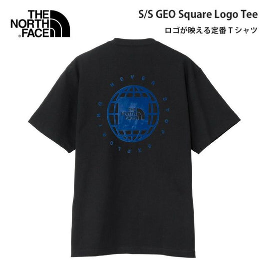 ザ・ノース・フェイス ショートスリーブジオスクエアロゴティー ユニセックス S S GEO Square Logo Tee NT32541 THE NORTH FACE 半袖Tシャツ コットン ロゴT アウトドア カジュアル NT32541 SS GEO SQUARE LG T (260316)