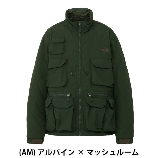 ザ・ノース・フェイス キルティングユーティリティジャケット NY82630 ユニセックス 秋冬 はっ水 HEATSEEKER 中綿 スモークドパール/アルパイン×マッシュルーム/ブラック/フォッシルアイボリー S/M/L/XL THE NORTH FACE