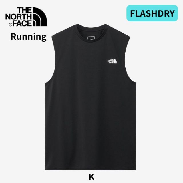 ザ・ノース・フェイス THE NORTH FACE タンクトップ スリーブレスGTDメランジクルー メンズ NT12594 ノースリーブ ランニング 吸汗速乾 抗菌防臭 FLASHDRY S/L GTD Melange Crew (260806)