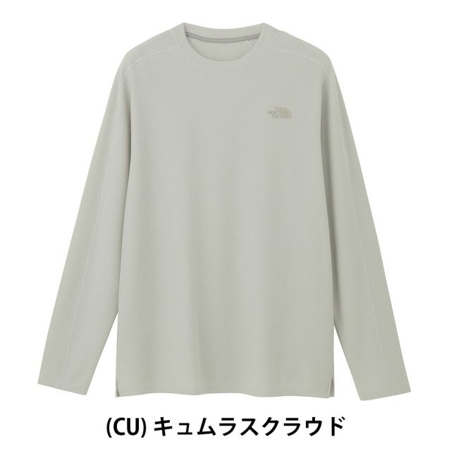 ザ・ノース・フェイス ロングスリーブ ワッフルライトクルー ユニセックス NT82684 THE NORTH FACE 長袖 BREEZERANGE 通気性 UVカット UVガード UPF30-50 抗菌防臭 DEORANGE ワッフル素材 トレーニング ランニング ハイキング L/S WAFFLE LIG CRW (260806)