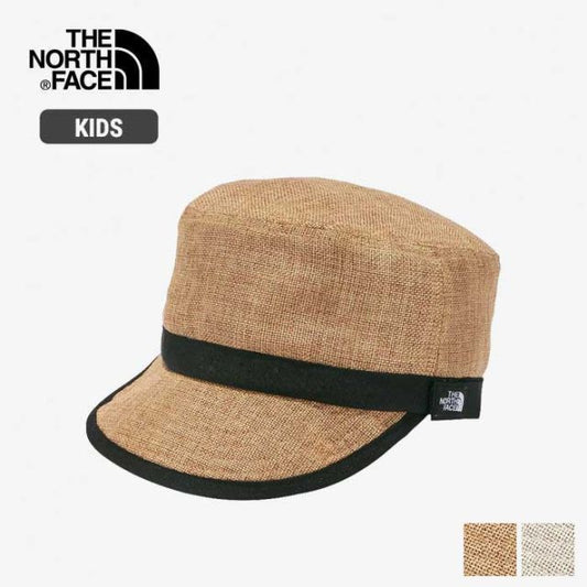 ザ・ノース・フェイス  ハイクキャップ キッズ 麦わら THE NORTH FACE NNJ02307 KIDS' HIKE CAPキャップ 帽子 夏モデル ハット 日よけ キャンプ レジャー  あご紐付 洗濯可能 親子コーデ 子供 メール便  ノースフェイス (240404)