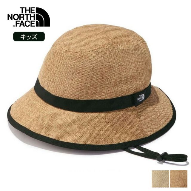 ザ・ノース・フェイス ハイクハット  帽子 キッズ  THE NORTH FACE [ NNJ02308 ] KIDS' HIKE HAT ストローハット サファリハット UVケア アウトドア ハイクハット 子供 折りたたみ [メール便] [230521]