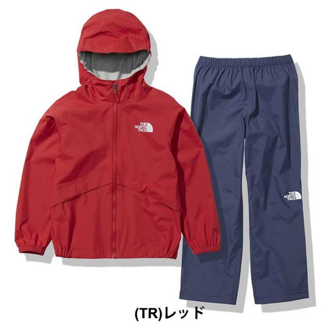 ザ・ノース・フェイス キッズ レインウェア 上下セット THE NORTH FACE NPJ12112 K'S RAINTEX EUREKA  ユリイカ レインスーツ (240218)